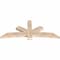 Ekena Millwork Alberta Smooth Timber Gable Bracket, Douglas Fir, 72"W x 30"H x 3 1/2"D x 5 1/2"F, 10/12 Pitch GBW072X30X0406ALB00SDF - alternate 2